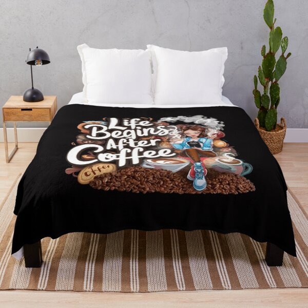 Item preview, Life Begins After Coffee, Girl Edition , Coffee Life Start , funny idea designed and sold by masteryStore.