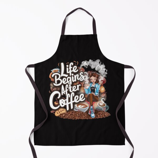 Item preview, Life Begins After Coffee, Girl Edition , Coffee Life Start , funny idea designed and sold by masteryStore.