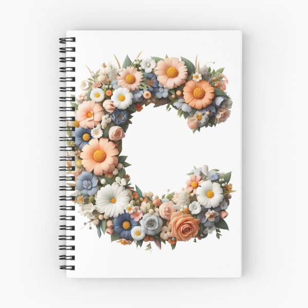 Item preview, Letter “C” containing flowers designed and sold by yeekazar.