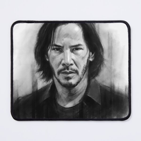Item preview, Keanu Charles Reeves - digital portrait designed and sold by Lefteris Betsis.