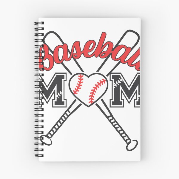 Item preview, Baseball Mom Quote with Heart and Crossed Bats designed and sold by KnockingLouder.
