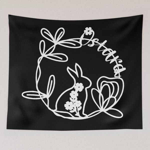 Item preview, Blessed Rabbit brings Ostara Springtime blessings in this Pagan ritual celebration of the Spring Equinox. designed and sold by artworkathome.