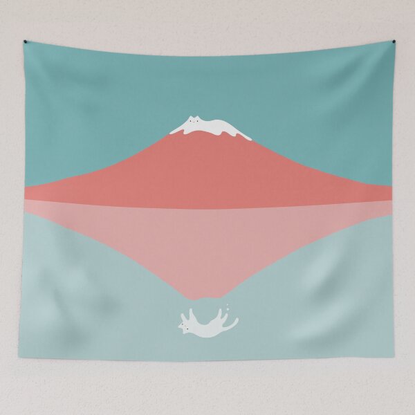 Item preview, Cat Landscape 194: Reflection designed and sold by ilovedoodle.