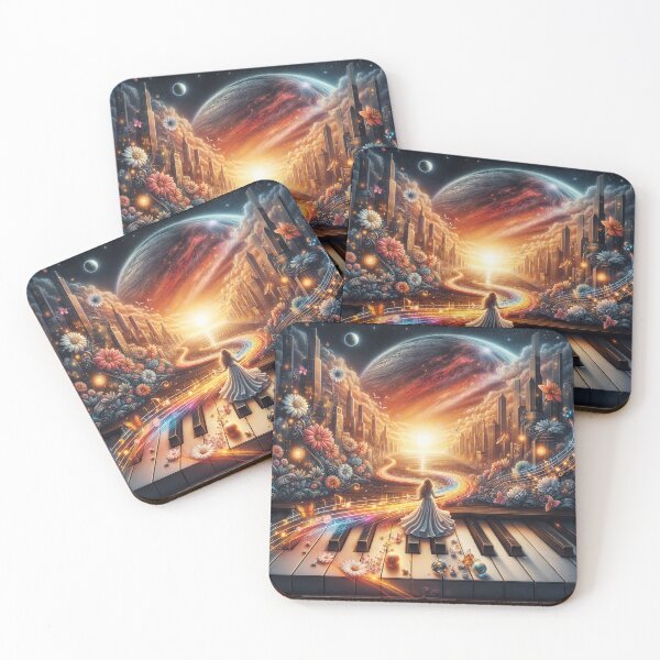 Item preview, Playing the piano by the river designed and sold by MagicBreeze.