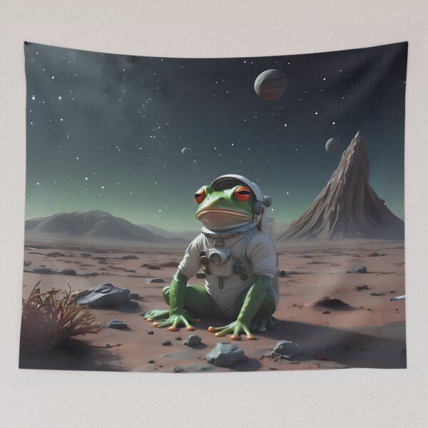Item preview, Frog Astronaut designed and sold by Marcicev-Bojan.