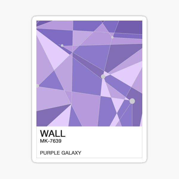 Purple Galaxy Wall Sticker