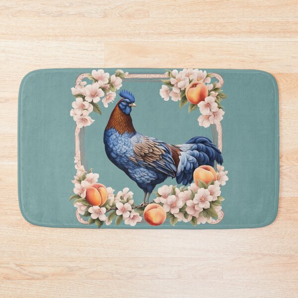 Item preview, A Delaware Blue Hen Surrounded By Peach Blossom designed and sold by taiche.