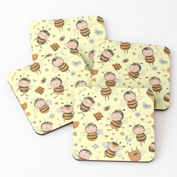 Item preview, Bee Inspired: Fashionable Honey Bee Apparel designed and sold by DunuStore.
