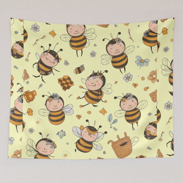 Item preview, Bee Inspired: Fashionable Honey Bee Apparel designed and sold by DunuStore.