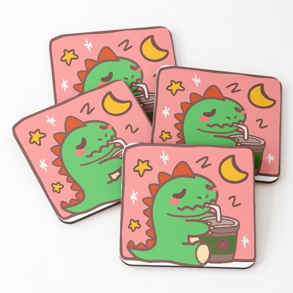 Item preview, Godzilla's Late-Night Grind: Monster Needs a Mocha designed and sold by NumbleRay.