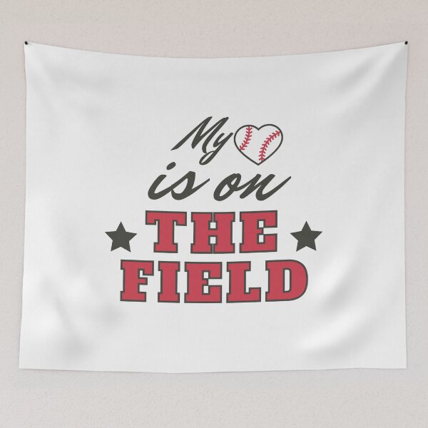 Item preview, My Heart Is On The Field Quote designed and sold by KnockingLouder.