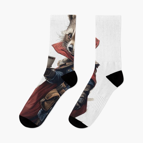 Item preview, French Patriot Raccoon Sipping Coffee designed and sold by dungeonwarriors.