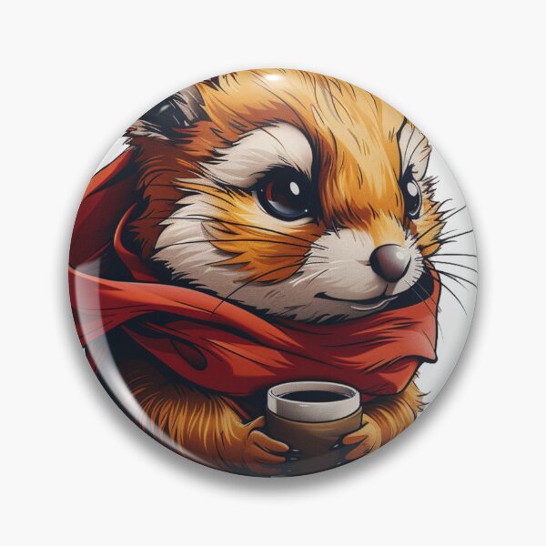 Item preview, French Elegance Fox Enjoying Espresso designed and sold by dungeonwarriors.