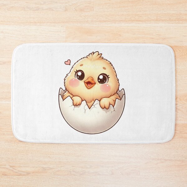 Item preview, Cute Chick Hatching From a Cracked Egg designed and sold by Delamoon.