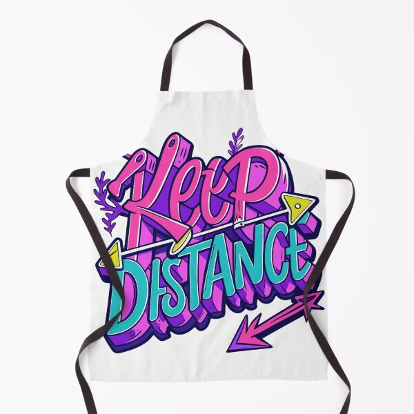 Item preview, Keep Your Distance - Minimalist Social Distancing Design designed and sold by Colorful-Garden.