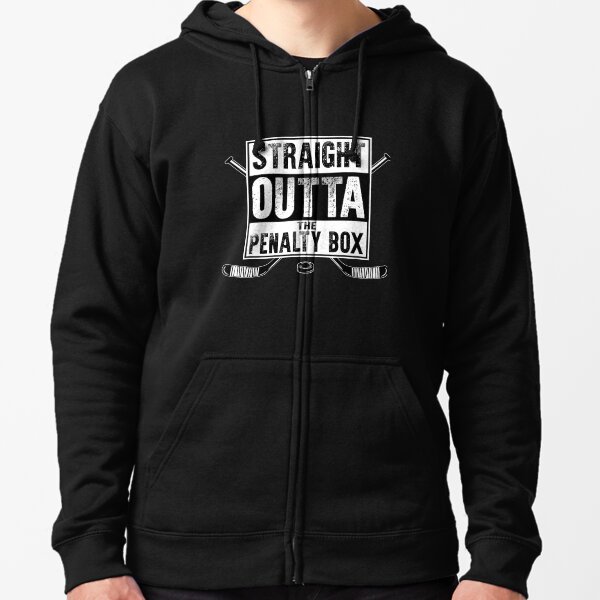 Item preview, straight outta the penalty box | ice hockey shirt | ice hockey gifts | hockey apparel | hockey goalie | hockey coach | hockey mom | hockey dad | hockey is life designed and sold by Kreature Look.