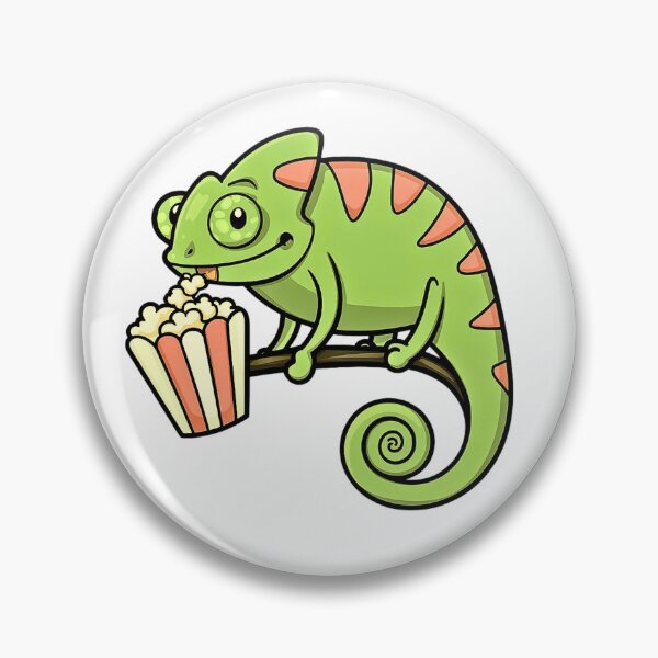 Item preview, chameleon popcorn lover designed and sold by jinmommyonline.