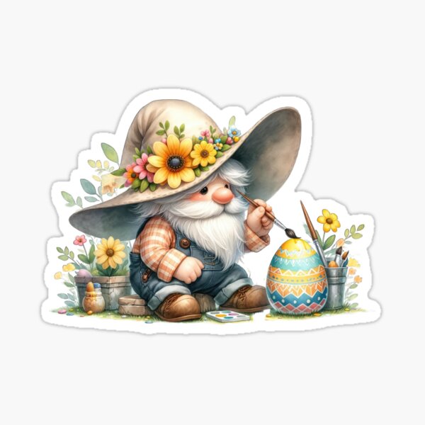 Item preview, Cute Easter Gnome designed and sold by Magnuna.