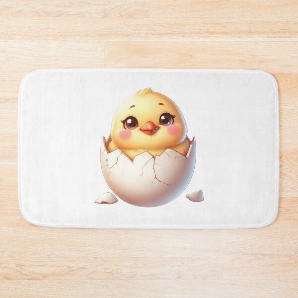 Item preview, Cute Chick Hatching From a Cracked Egg designed and sold by Delamoon.