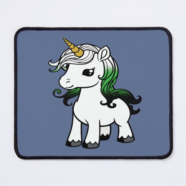 Item preview, Cute Neutrois Pride Flag Unicorn, Subtle Kawaii Neutrois Unicorn Design designed and sold by Travelslightly.