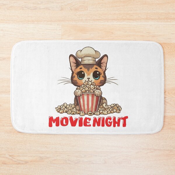 Item preview, Cat Movie Night Popcorn designed and sold by SadClownUni.