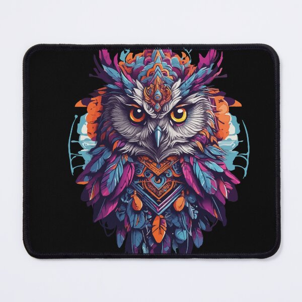 Item preview, Owl Spiritual Mandala Animal Dream Catcher Design designed and sold by LuminOrb.