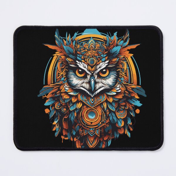 Item preview, Owl Spiritual Mandala Dream Catcher Design designed and sold by LuminOrb.