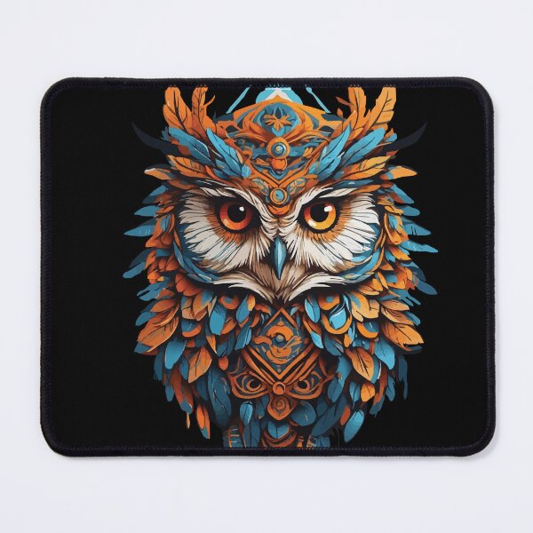 Item preview, Owl Spiritual Mandala Animal Dream Catcher Design designed and sold by LuminOrb.