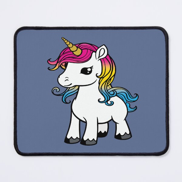 Item preview, Cute Pansexual Pride Flag Unicorn, Subtle Kawaii Pansexual Unicorn Design designed and sold by Travelslightly.