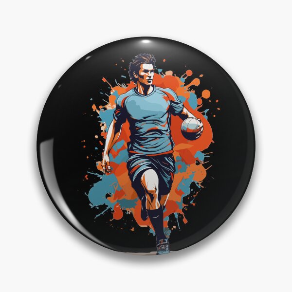 Item preview, Handball Player Streetwear Iconic Style Design designed and sold by LuminOrb.