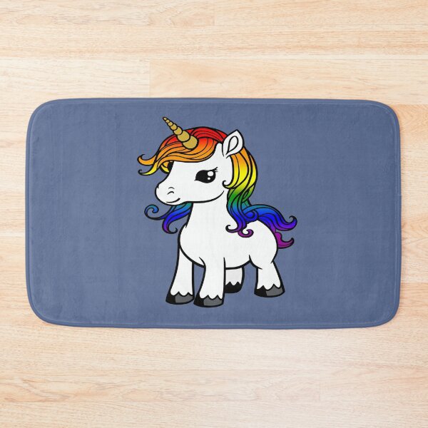 Item preview, Cute LGBTQIA Pride Flag Unicorn, Subtle Kawaii Rainbow Unicorn Design designed and sold by Travelslightly.