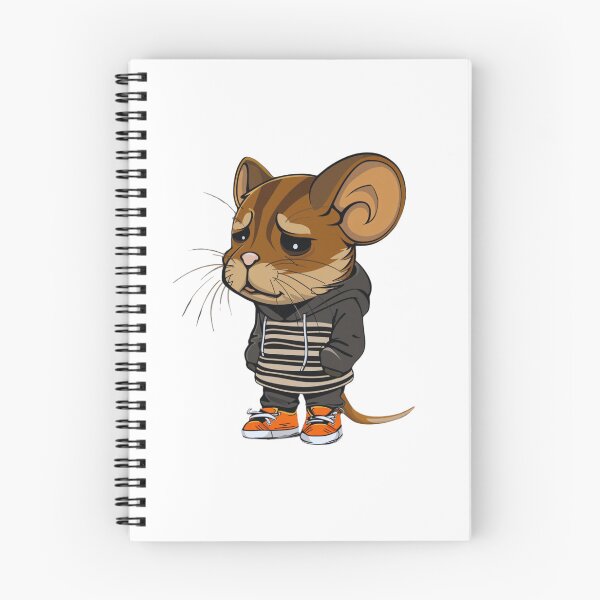 Item preview, Sad hamster cartoon  designed and sold by VibeStyleShop.