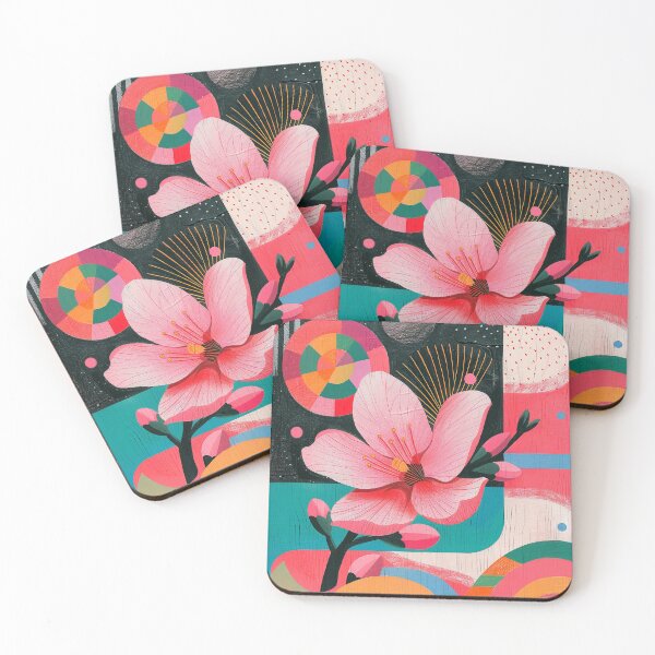 Item preview, Abstract cherry blossoms designed and sold by FlowersColorful.