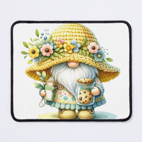 Item preview, Cute Yellow Spring Gnome designed and sold by Magnuna.
