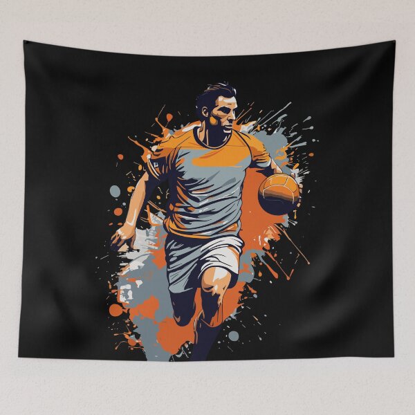 Item preview, Handball Player Streetwear Iconic Style Design designed and sold by LuminOrb.