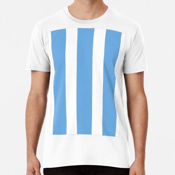 Vista previa del artículo con la obra «Bandera Albiceleste Argentina patrón de rayas verticales azules y blancas», diseñado y vendido por patterncrow.