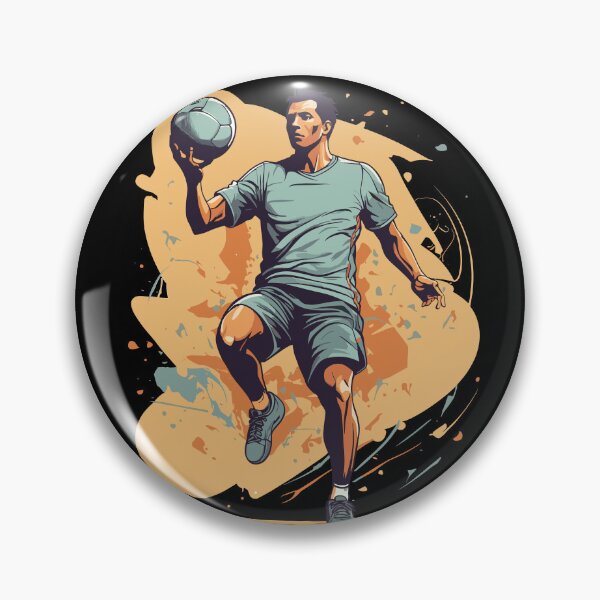 Item preview, Handball Player Streetwear Iconic Style designed and sold by LuminOrb.