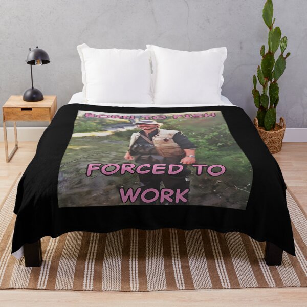 Item preview, Born To Fish Forced To Work Will Graham designed and sold by AishaMoss123.