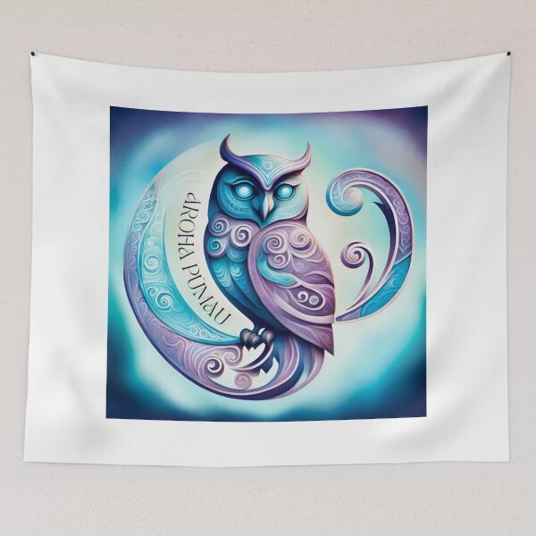 Item preview, Mystic Maori Owl   designed and sold by Sienna Hamilton-Katene.