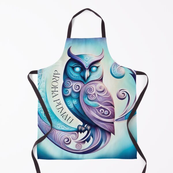 Item preview, Mystic Maori Owl designed and sold by Sienna Hamilton-Katene.