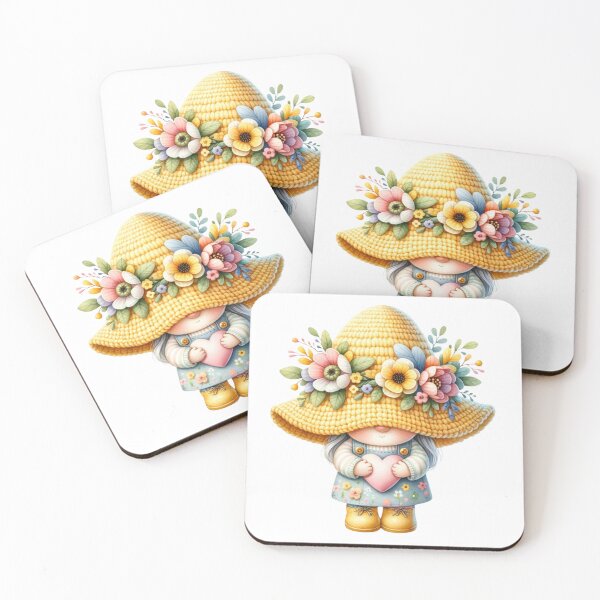 Item preview, Cute Yellow Spring Gnome designed and sold by Magnuna.