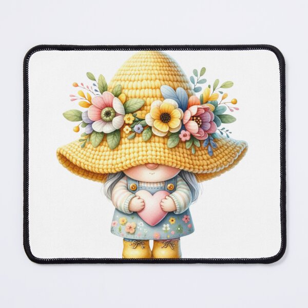 Item preview, Cute Yellow Spring Gnome designed and sold by Magnuna.