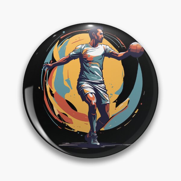Item preview, Handball Player Streetwear Iconic Style designed and sold by LuminOrb.