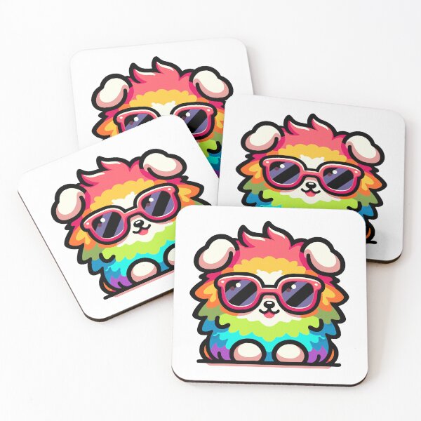 Item preview, Kawaii Dog Wearing Sunglasses designed and sold by PeelZinc.