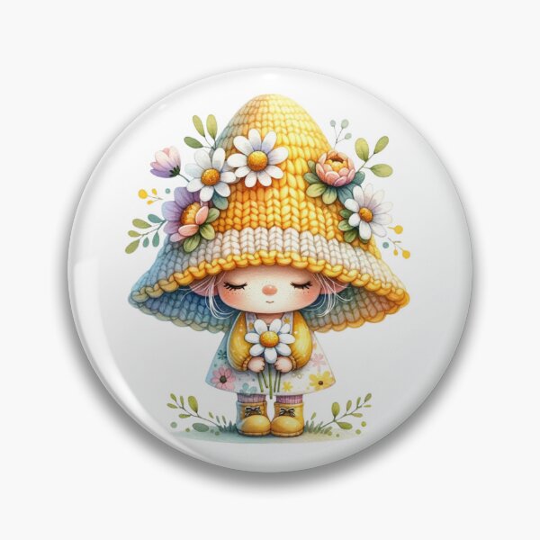 Item preview, Cute Yellow Spring Gnome designed and sold by Magnuna.
