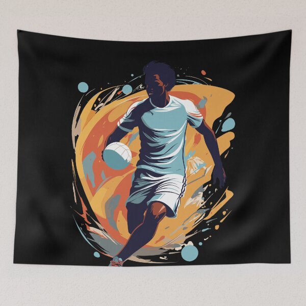 Item preview, Handball Player Streetwear Iconic Style designed and sold by LuminOrb.
