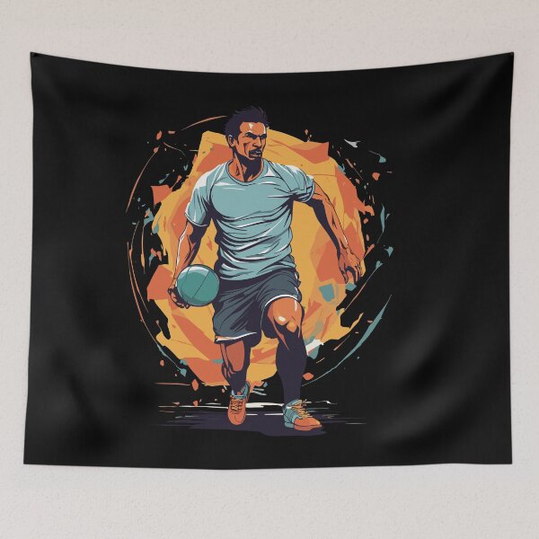 Item preview, Handball Player Streetwear Iconic Style Design designed and sold by LuminOrb.