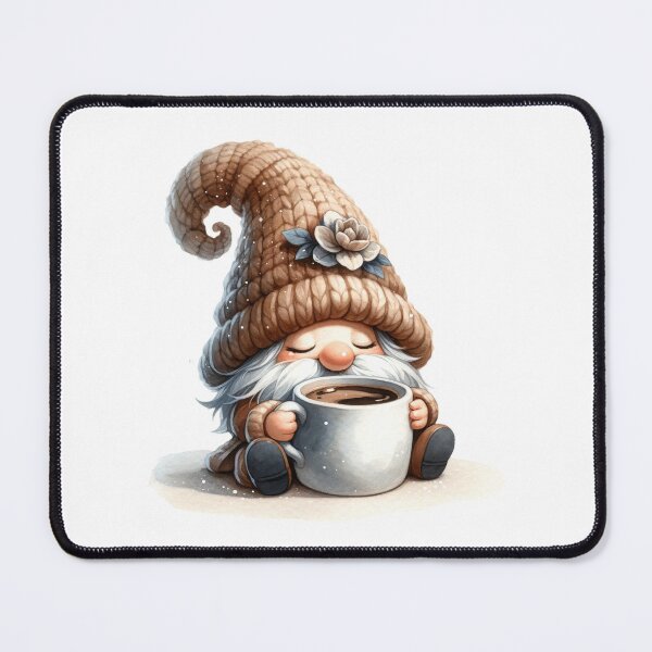 Item preview, Cute Coffee Lover Gnome designed and sold by Magnuna.