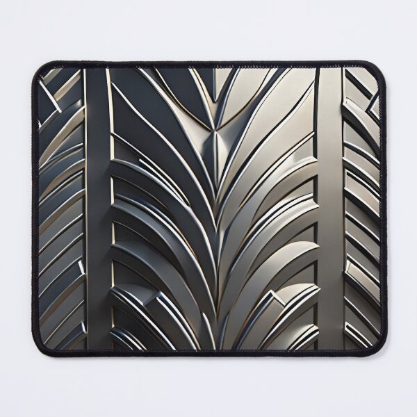 Item preview, Silver art deco design 069 designed and sold by fleesphotos.