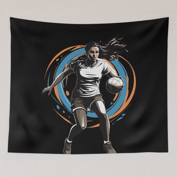 Item preview, Handball player streetwear iconic style designed and sold by LuminOrb.